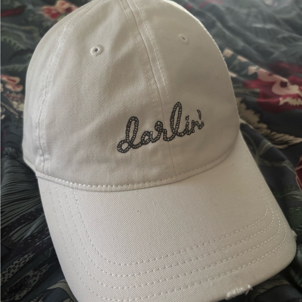White 'darlin'' Aerie Embroidered Cap
